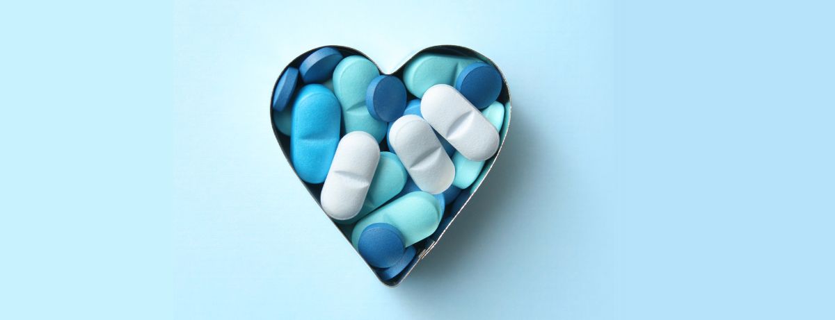 blue pills in heart