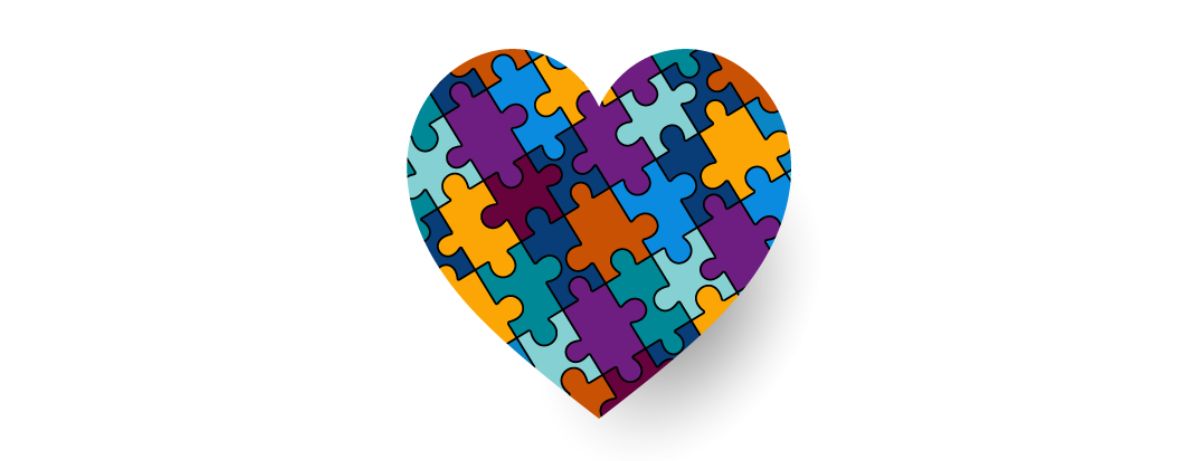 heart with puzzle pieces