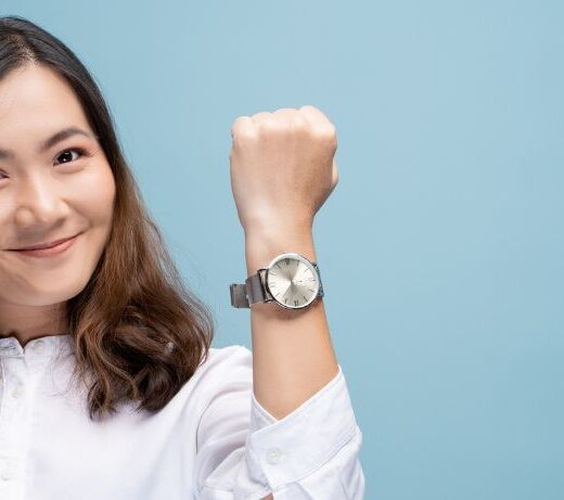 woman making fists