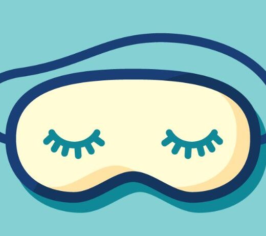 sleep mask illustration