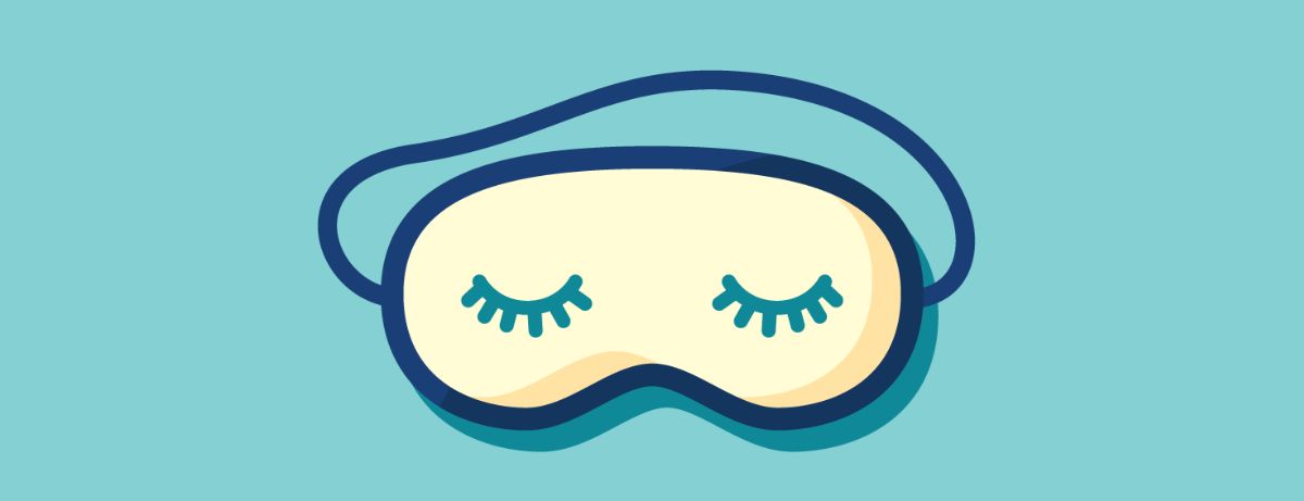 sleep mask illustration